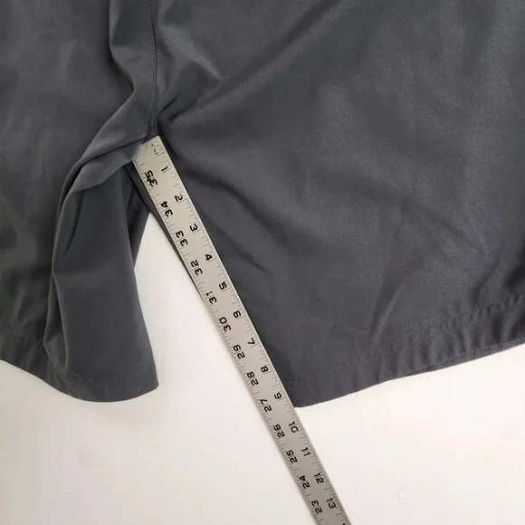 Free Country Bermuda Board Shorts Womens Large Shadow Gray Quick Dry UPF 50 Swim - Picture 8 of 11